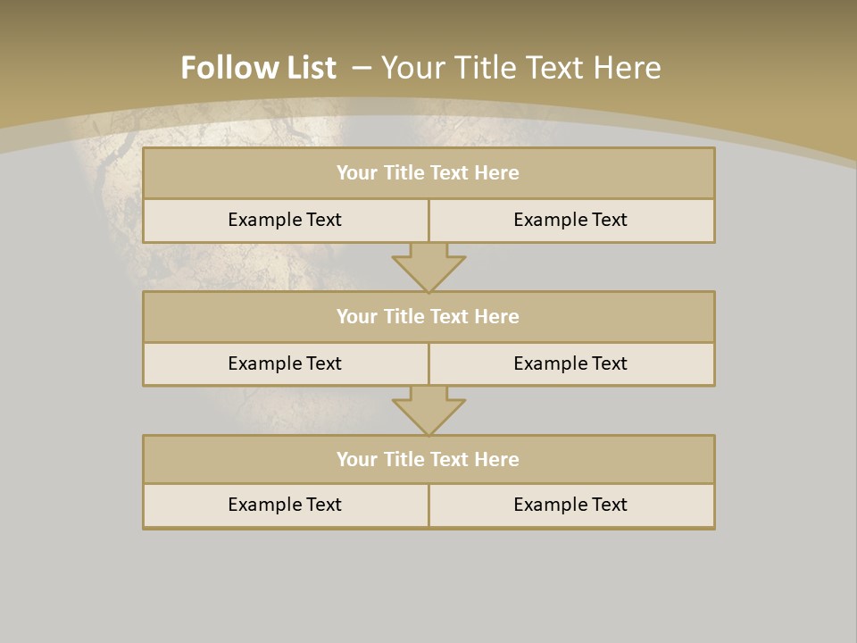Portrait Textured Isolated PowerPoint Template