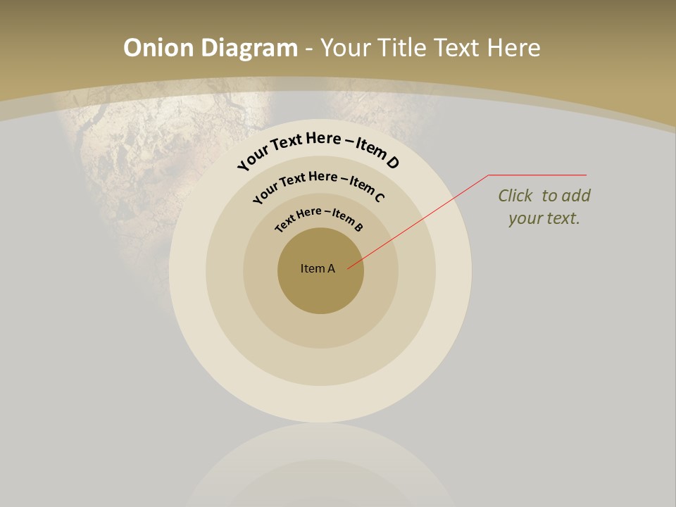 Portrait Textured Isolated PowerPoint Template