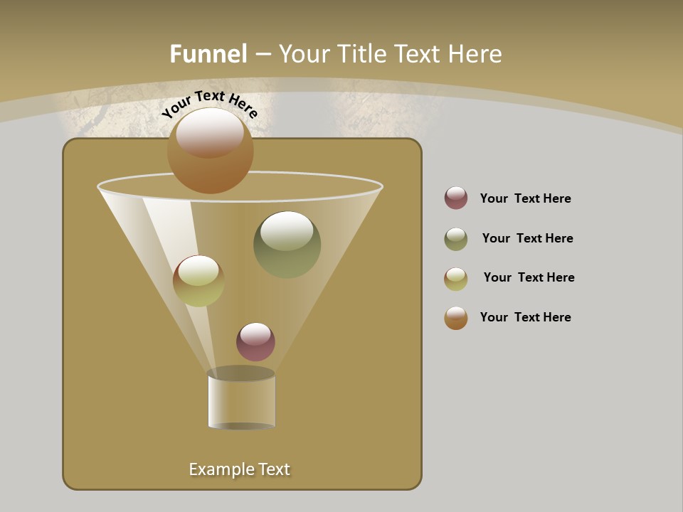 Portrait Textured Isolated PowerPoint Template