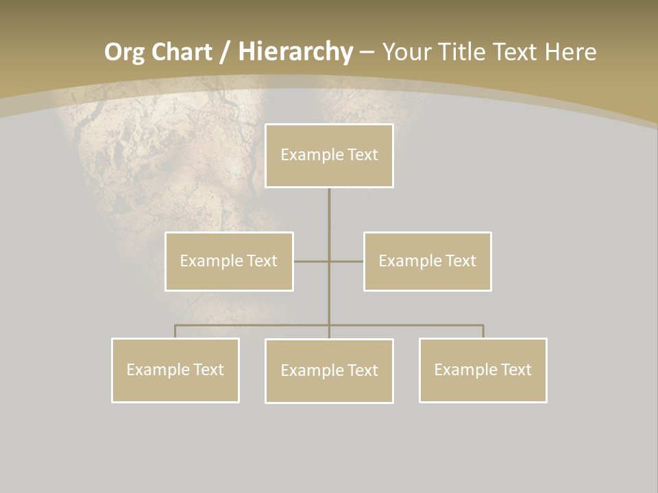 Portrait Textured Isolated PowerPoint Template