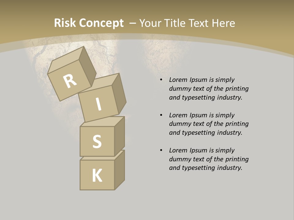 Portrait Textured Isolated PowerPoint Template