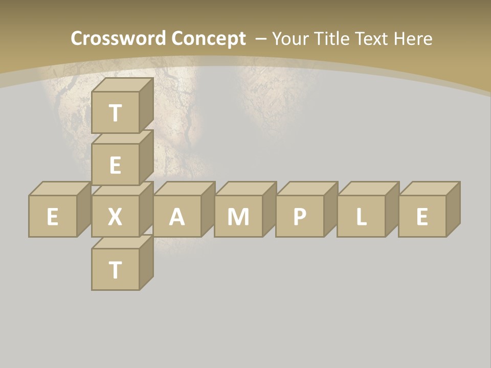 Portrait Textured Isolated PowerPoint Template