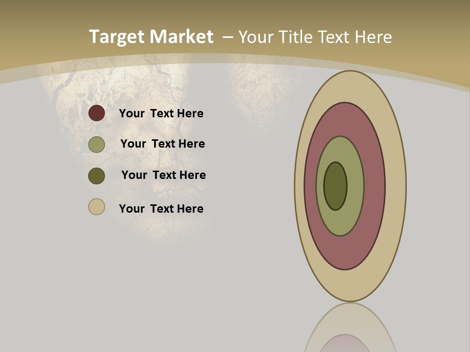 Portrait Textured Isolated PowerPoint Template