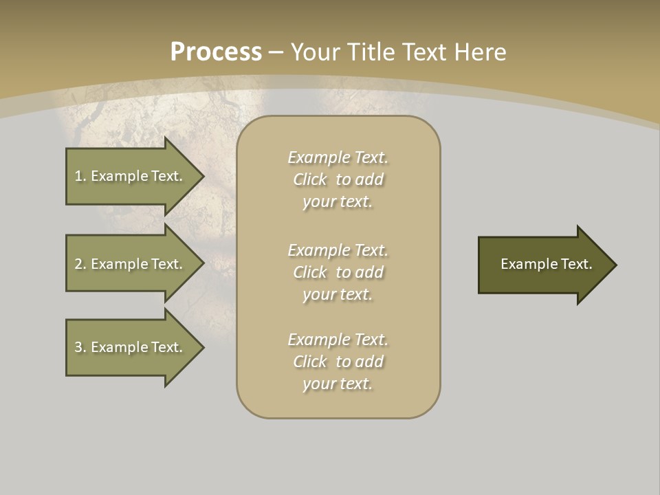 Portrait Textured Isolated PowerPoint Template