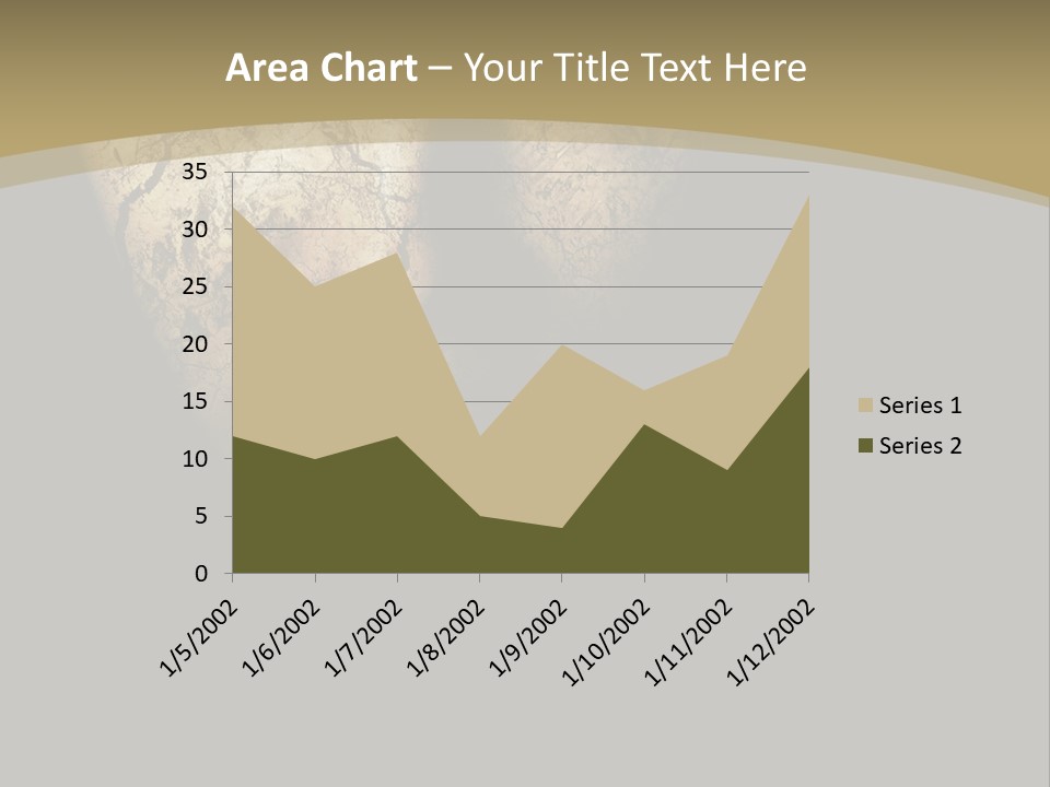 Portrait Textured Isolated PowerPoint Template