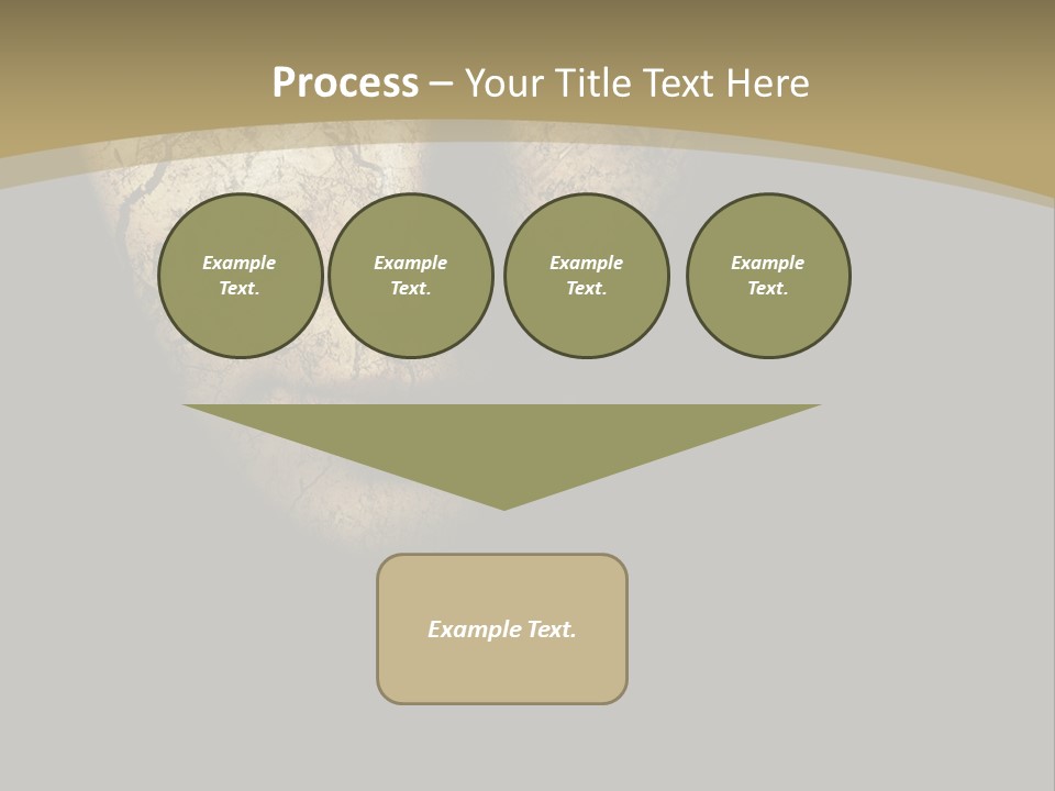 Portrait Textured Isolated PowerPoint Template