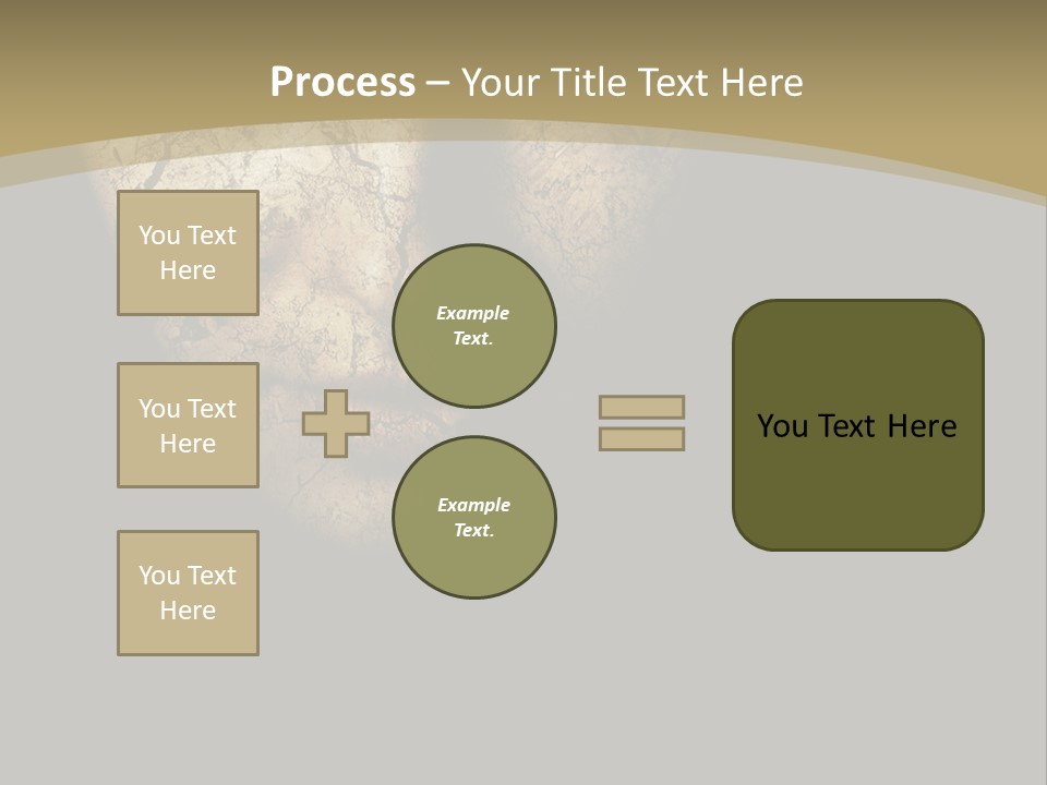 Portrait Textured Isolated PowerPoint Template