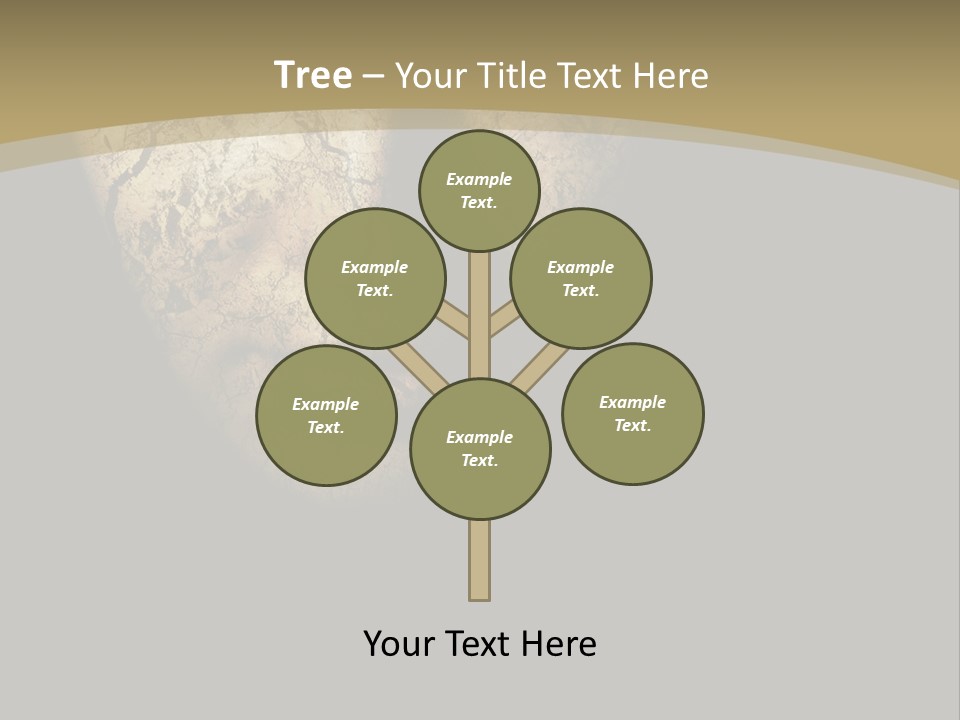 Portrait Textured Isolated PowerPoint Template