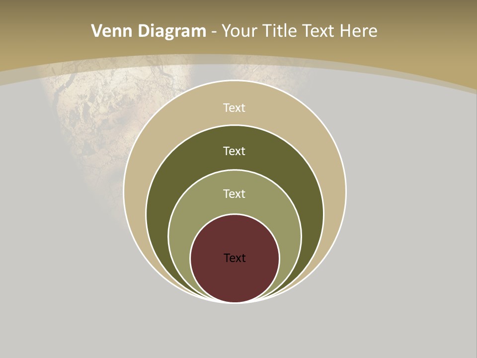 Portrait Textured Isolated PowerPoint Template