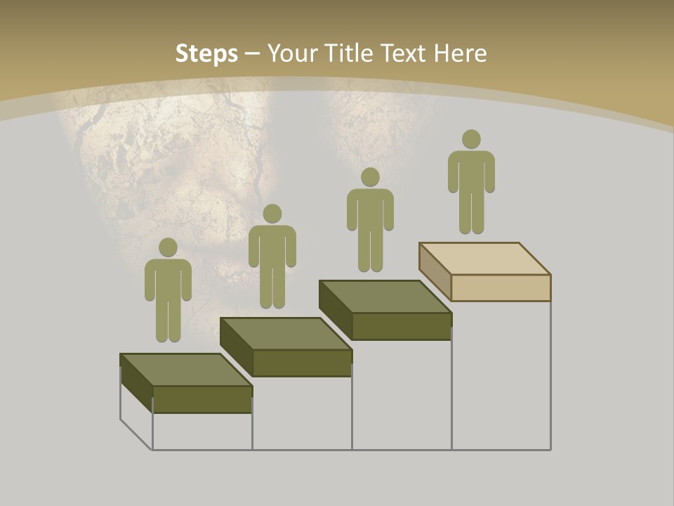 Portrait Textured Isolated PowerPoint Template