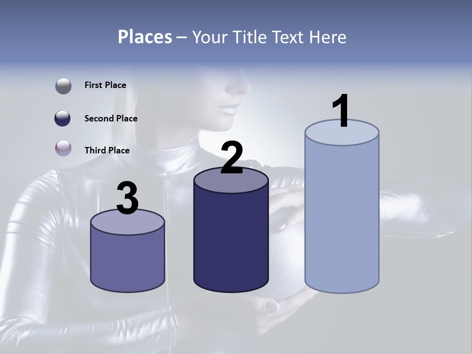 Woman Fashion Cyber PowerPoint Template