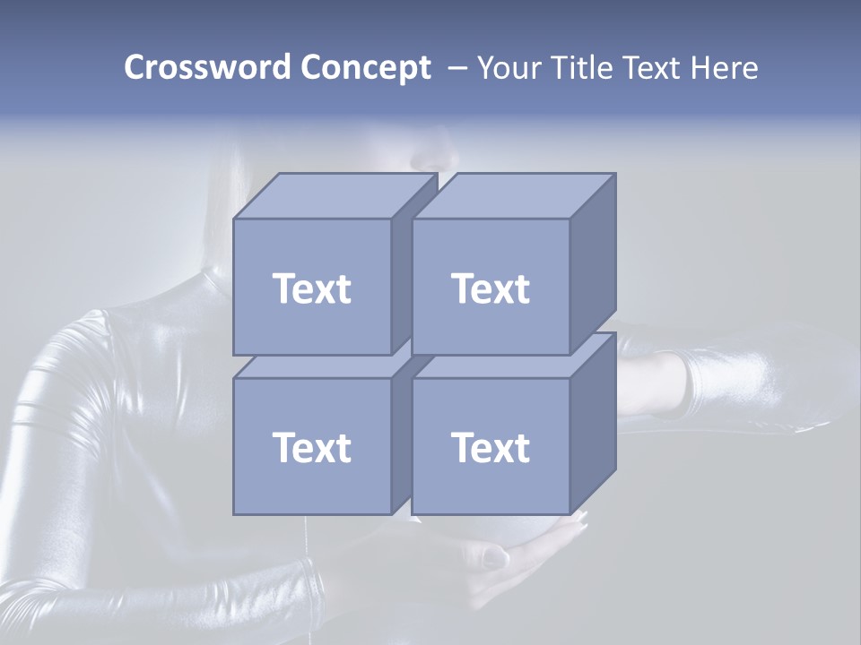 Woman Fashion Cyber PowerPoint Template