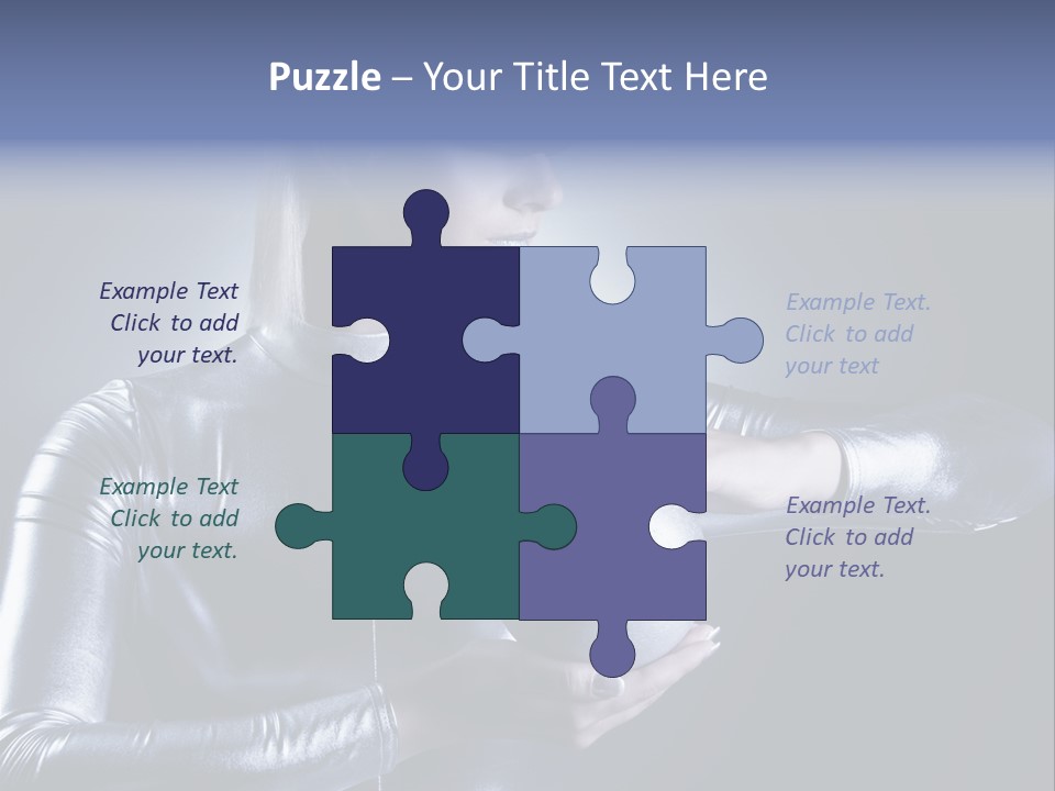 Woman Fashion Cyber PowerPoint Template