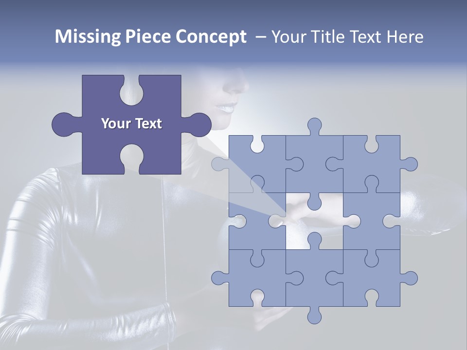 Woman Fashion Cyber PowerPoint Template