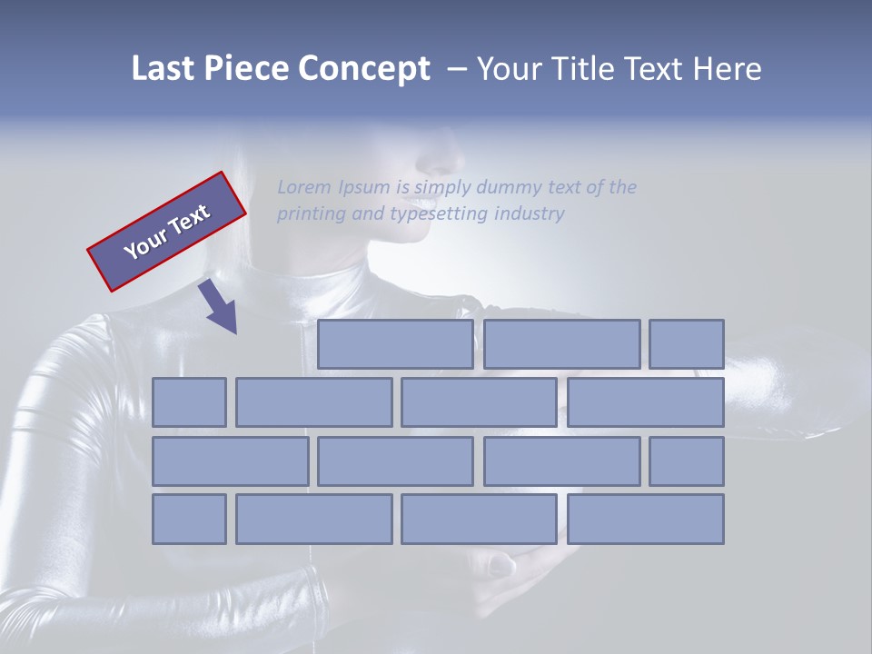 Woman Fashion Cyber PowerPoint Template