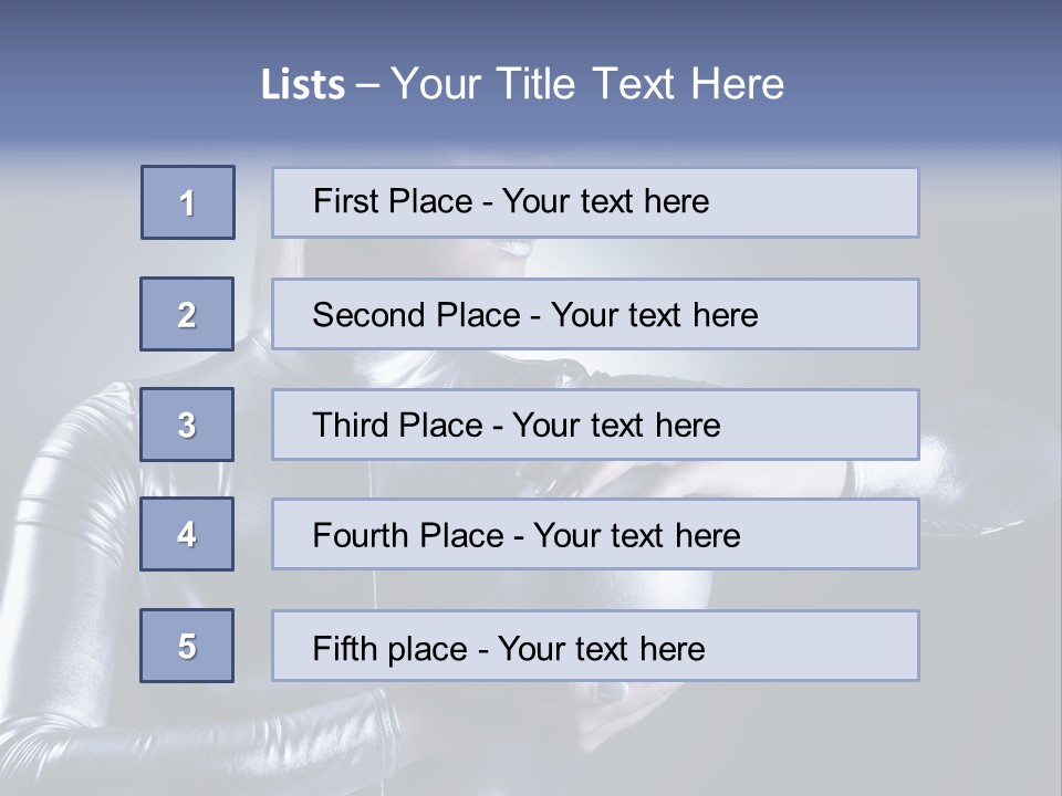 Woman Fashion Cyber PowerPoint Template