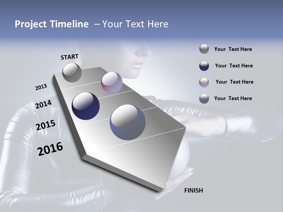 Woman Fashion Cyber PowerPoint Template