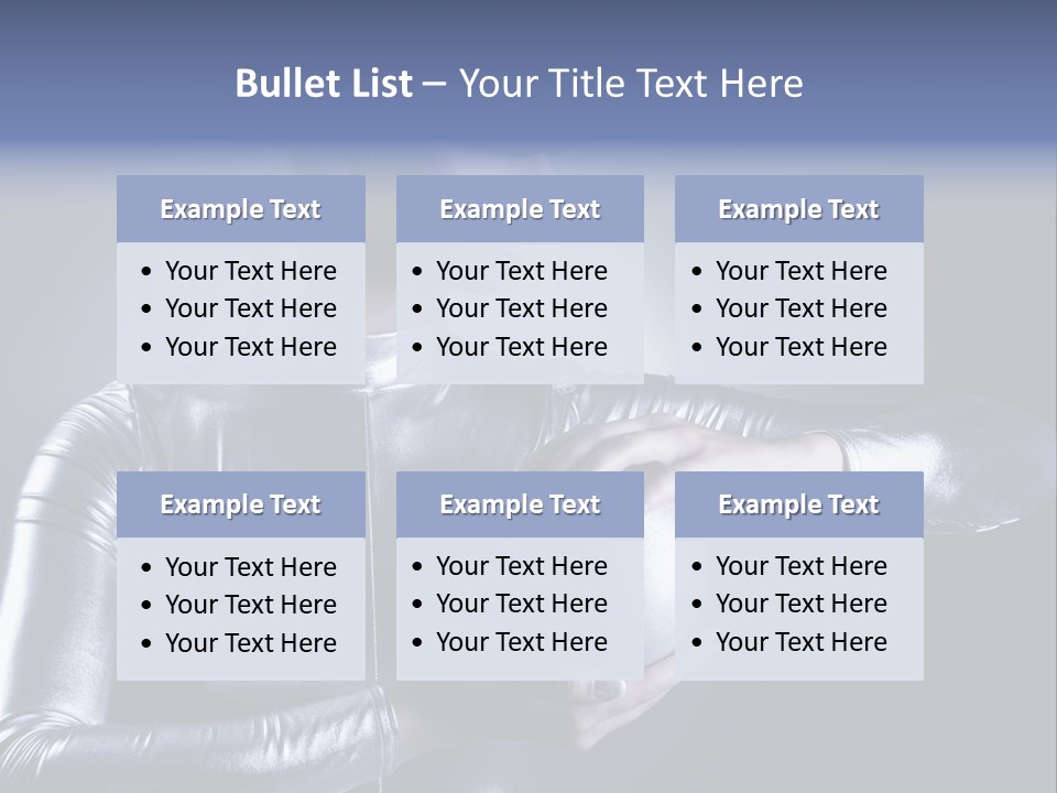 Woman Fashion Cyber PowerPoint Template