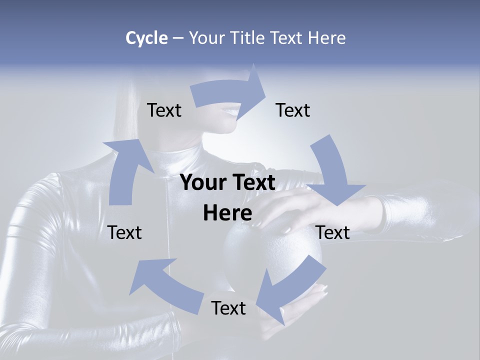 Woman Fashion Cyber PowerPoint Template