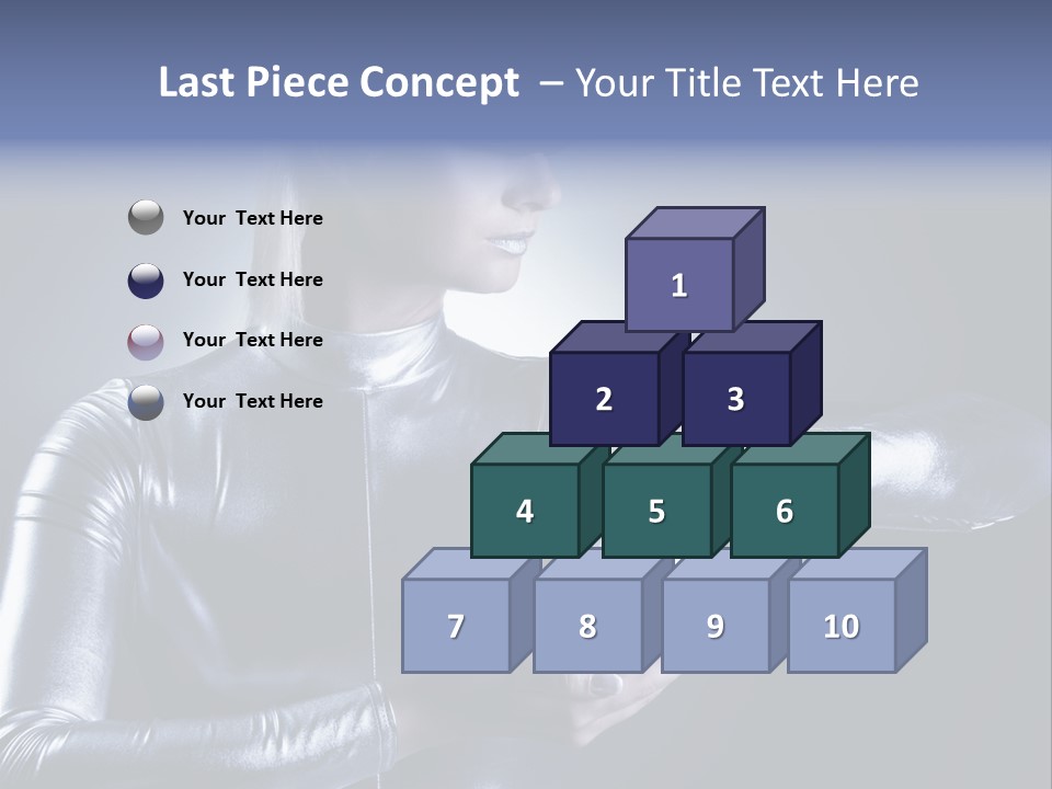 Woman Fashion Cyber PowerPoint Template