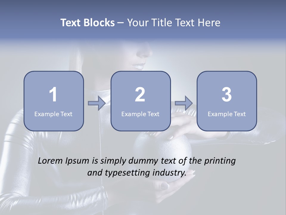 Woman Fashion Cyber PowerPoint Template