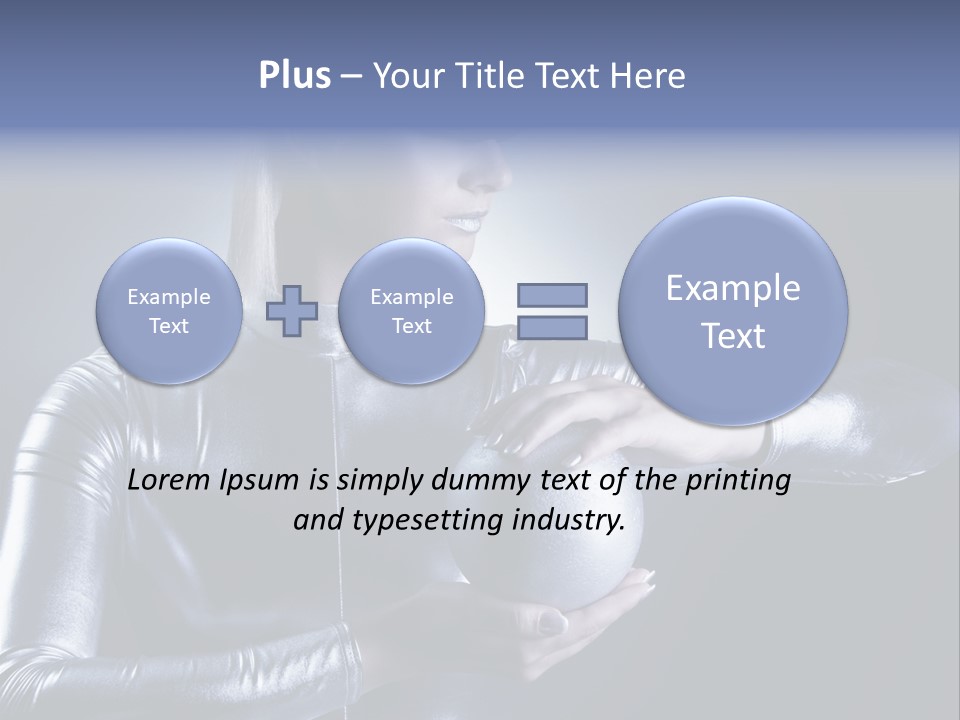 Woman Fashion Cyber PowerPoint Template