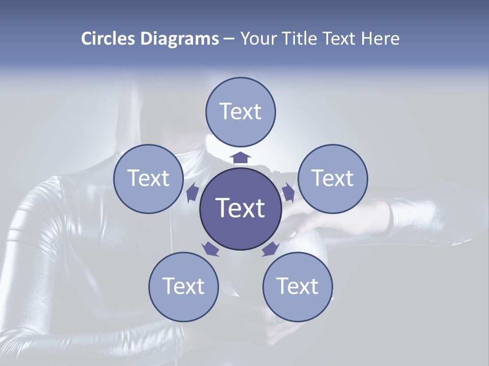 Woman Fashion Cyber PowerPoint Template