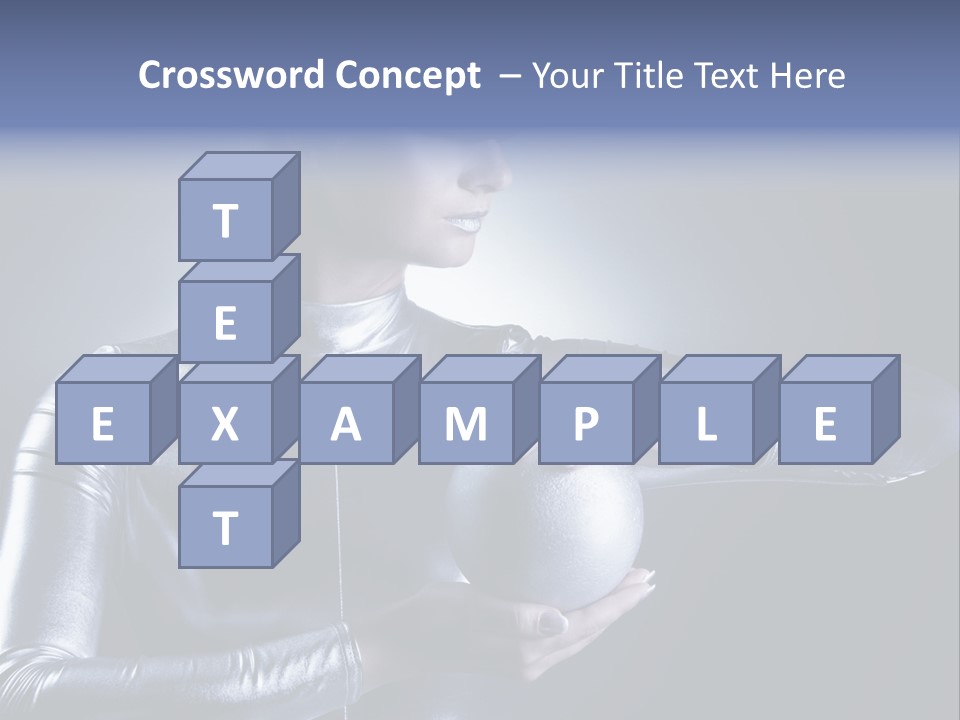 Woman Fashion Cyber PowerPoint Template