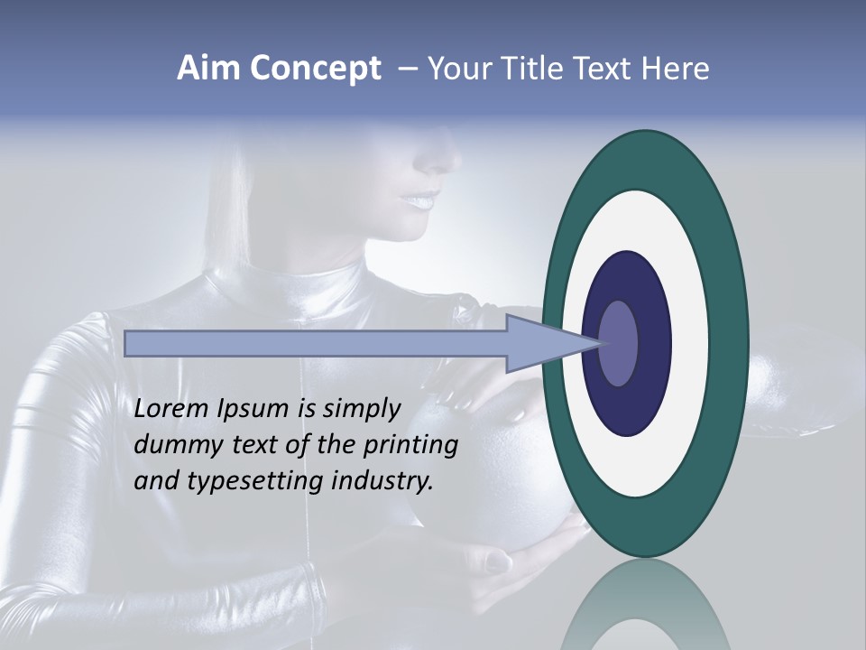 Woman Fashion Cyber PowerPoint Template