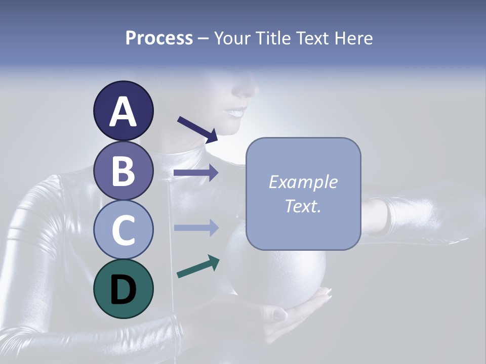 Woman Fashion Cyber PowerPoint Template