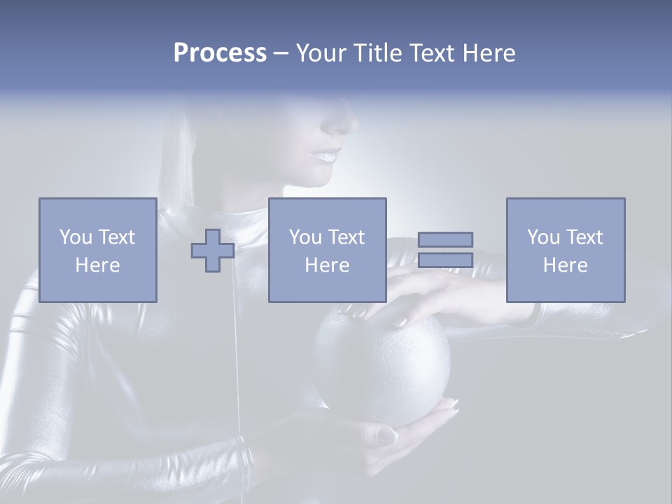 Woman Fashion Cyber PowerPoint Template