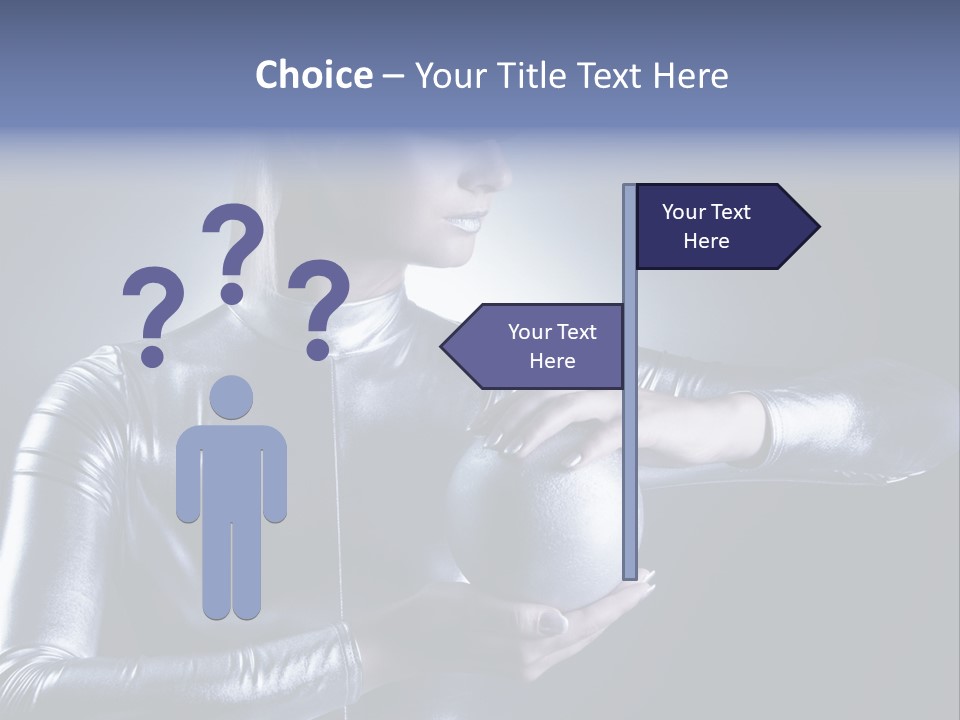 Woman Fashion Cyber PowerPoint Template