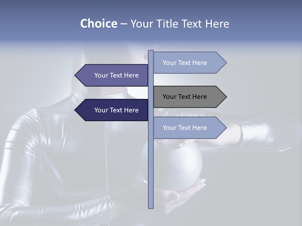 Woman Fashion Cyber PowerPoint Template