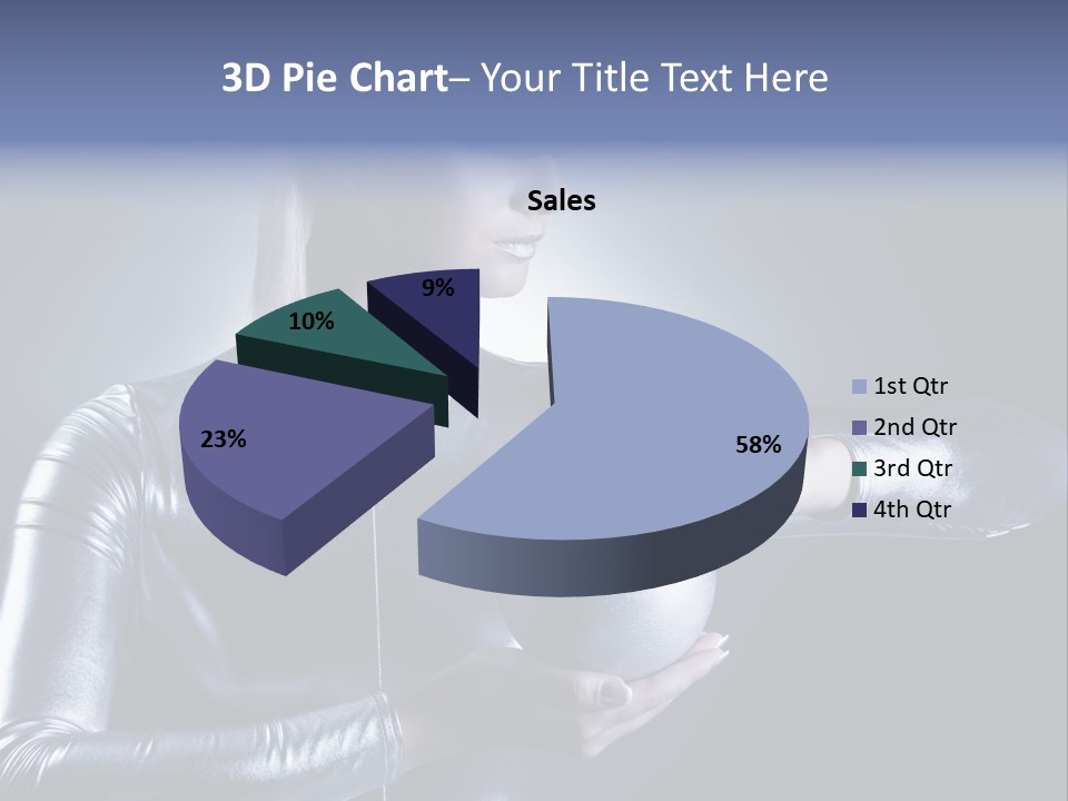 Woman Fashion Cyber PowerPoint Template