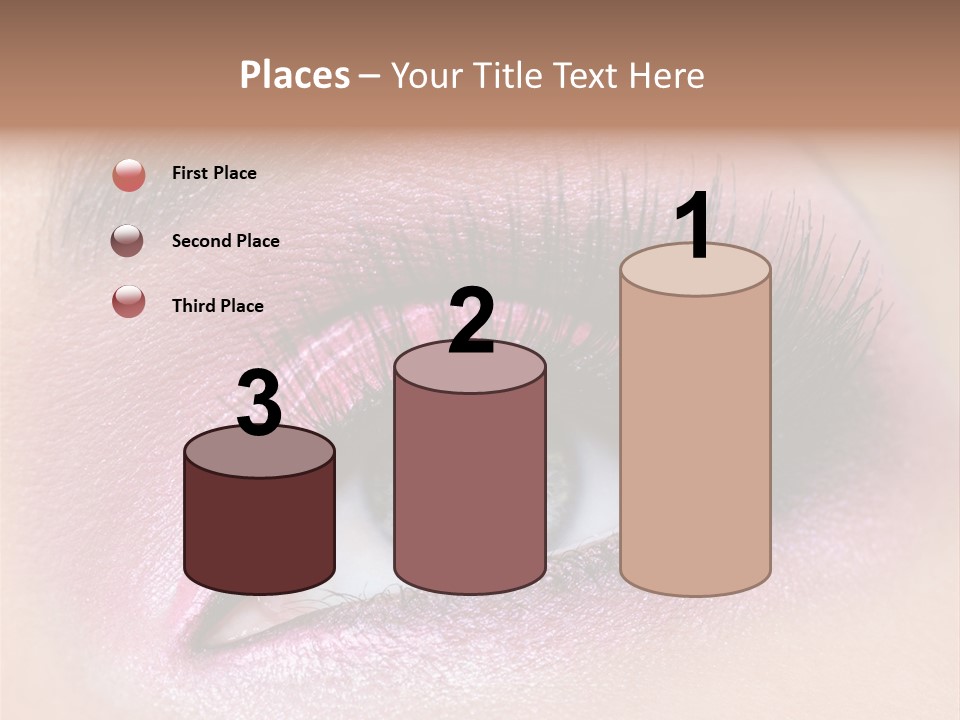 Black Eyeliner Mascara PowerPoint Template