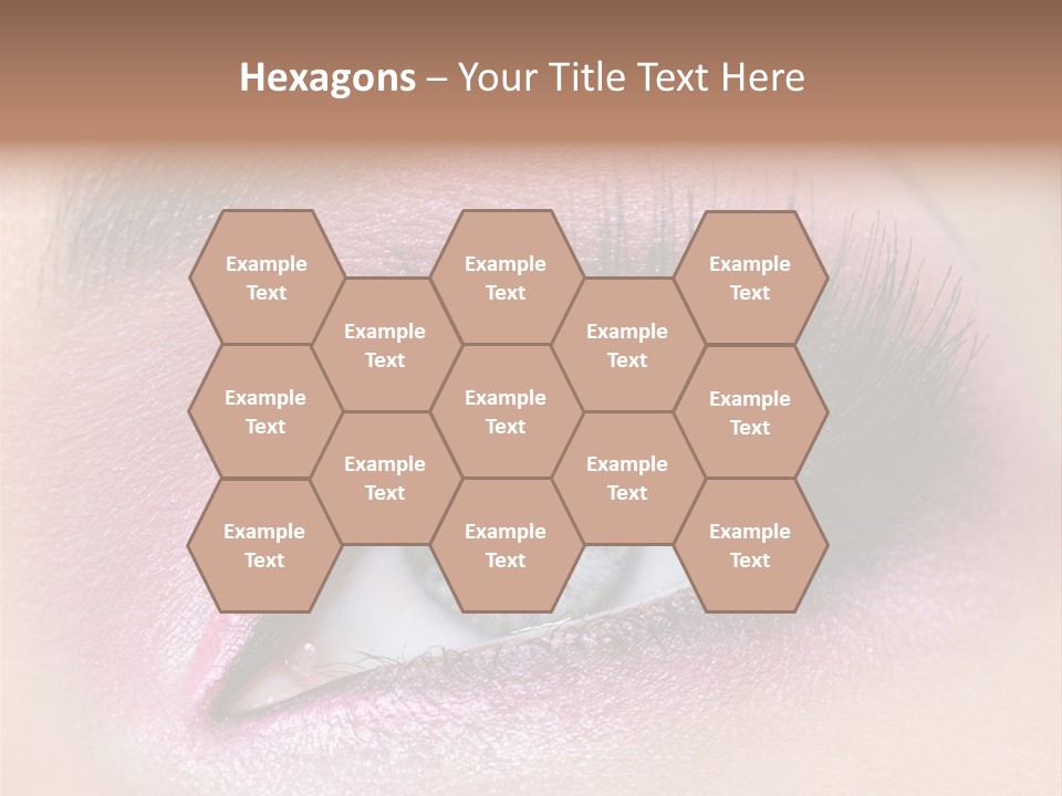 Black Eyeliner Mascara PowerPoint Template