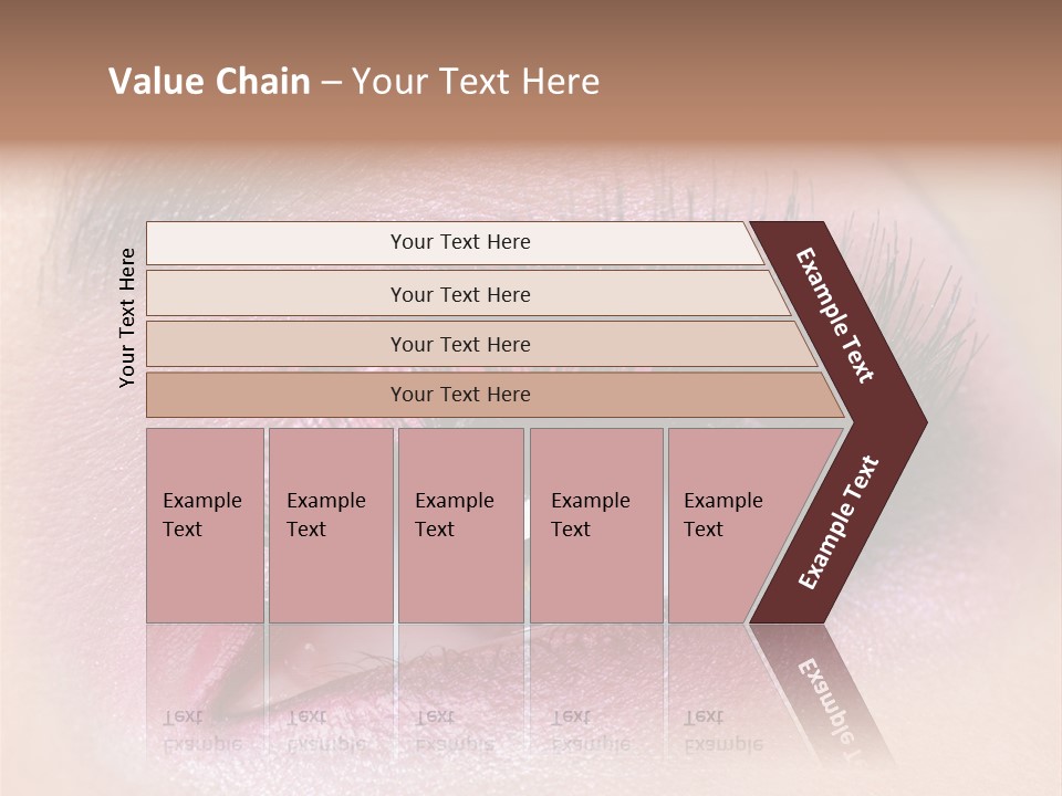 Black Eyeliner Mascara PowerPoint Template