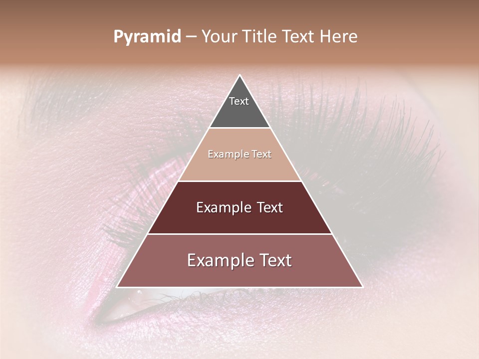 Black Eyeliner Mascara PowerPoint Template