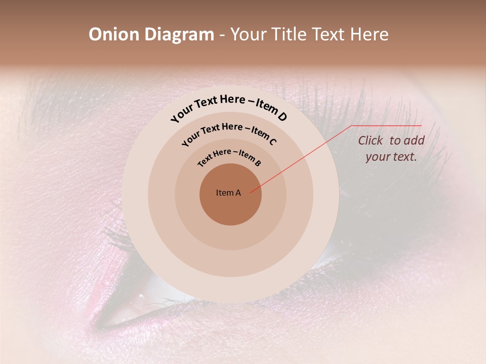 Black Eyeliner Mascara PowerPoint Template