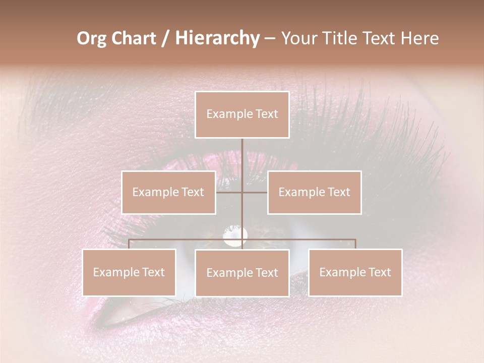 Black Eyeliner Mascara PowerPoint Template