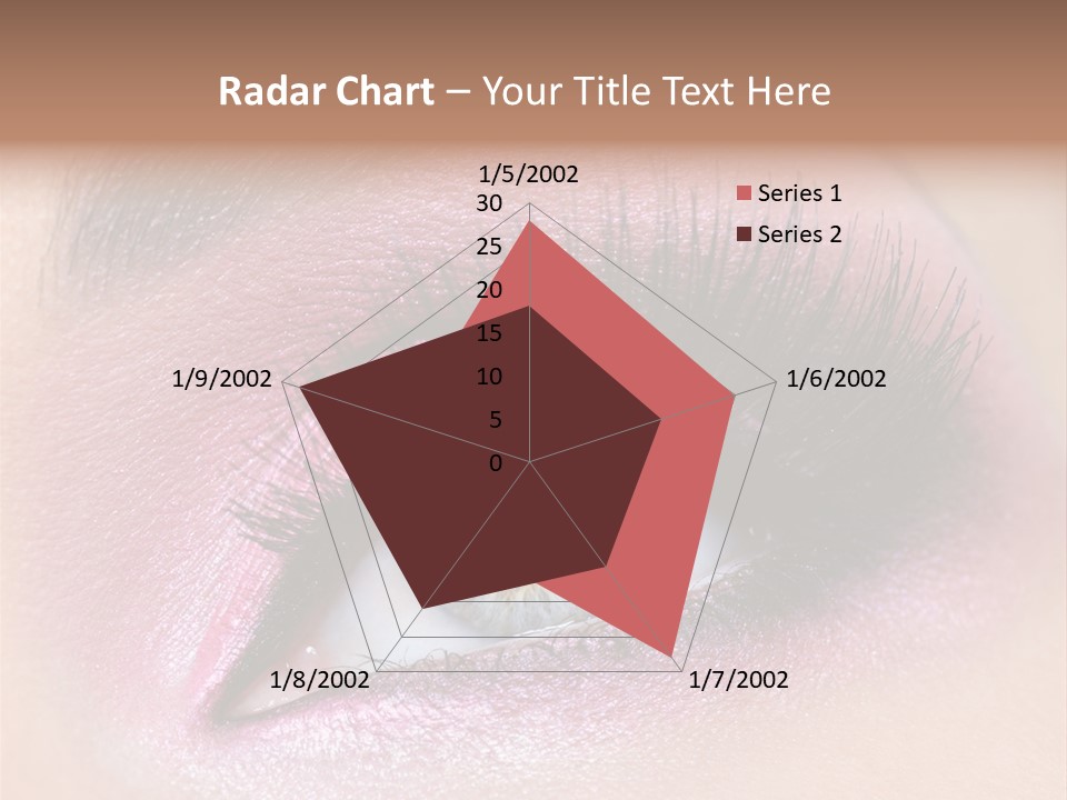 Black Eyeliner Mascara PowerPoint Template