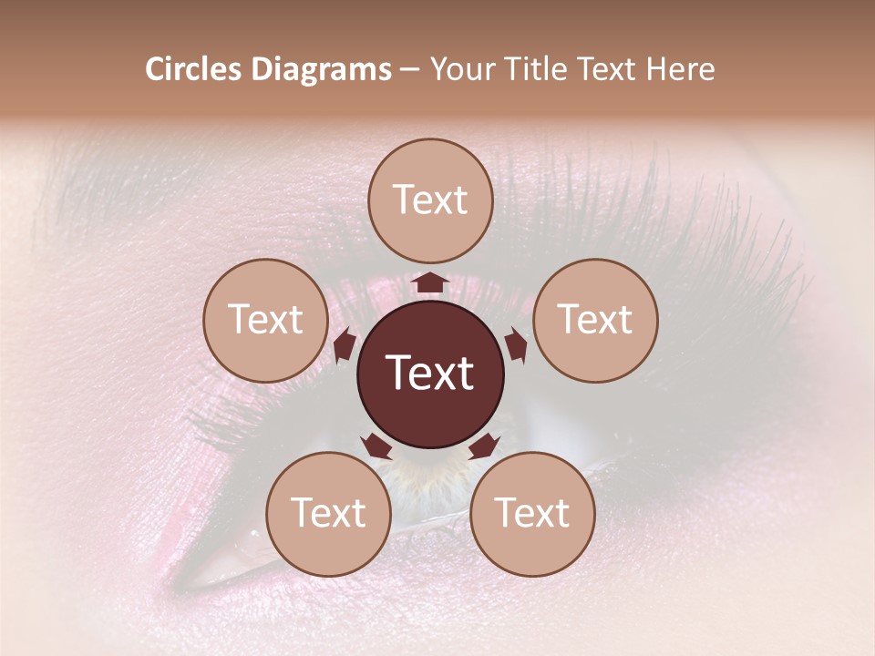 Black Eyeliner Mascara PowerPoint Template