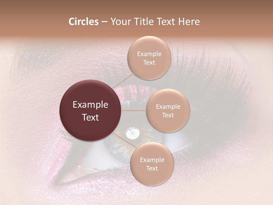 Black Eyeliner Mascara PowerPoint Template