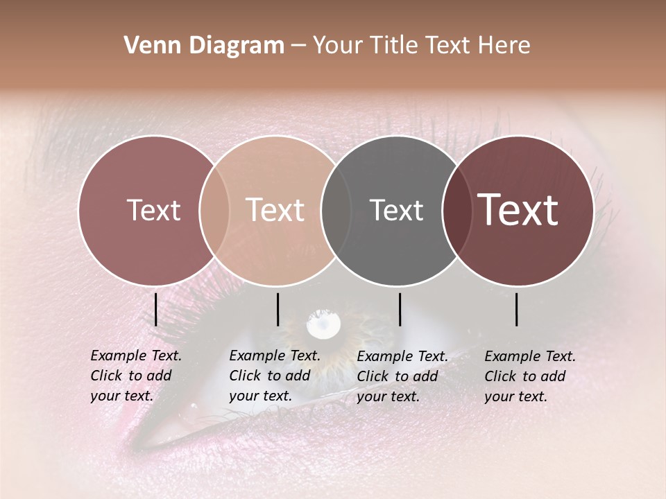 Black Eyeliner Mascara PowerPoint Template