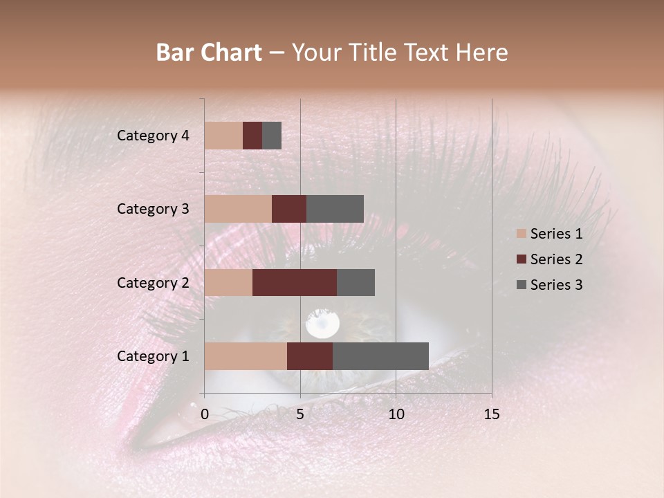 Black Eyeliner Mascara PowerPoint Template