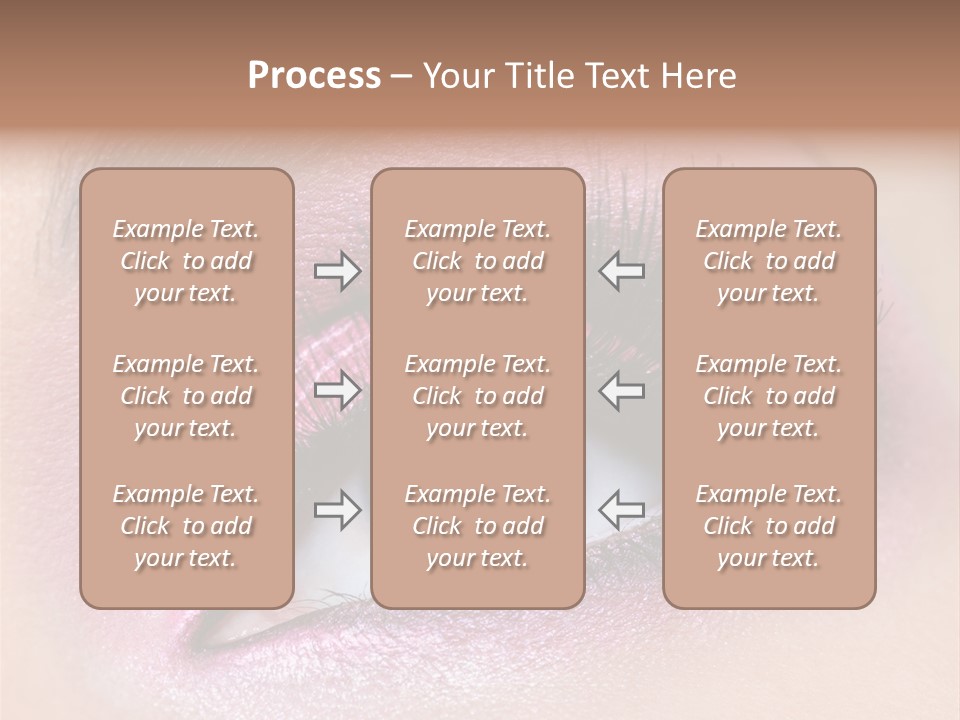 Black Eyeliner Mascara PowerPoint Template