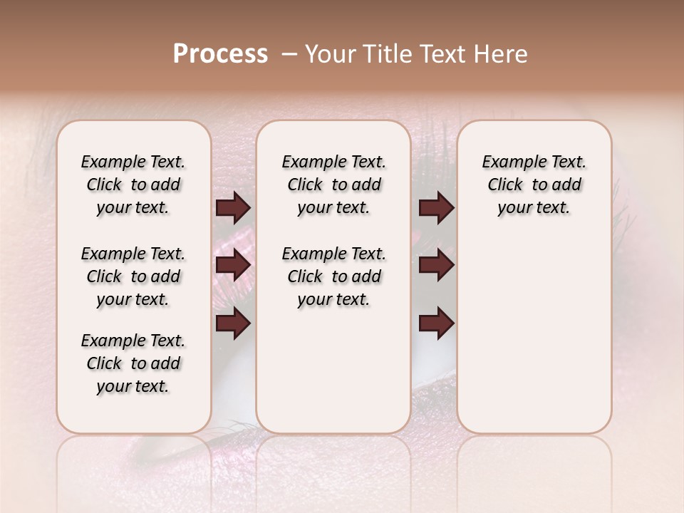 Black Eyeliner Mascara PowerPoint Template