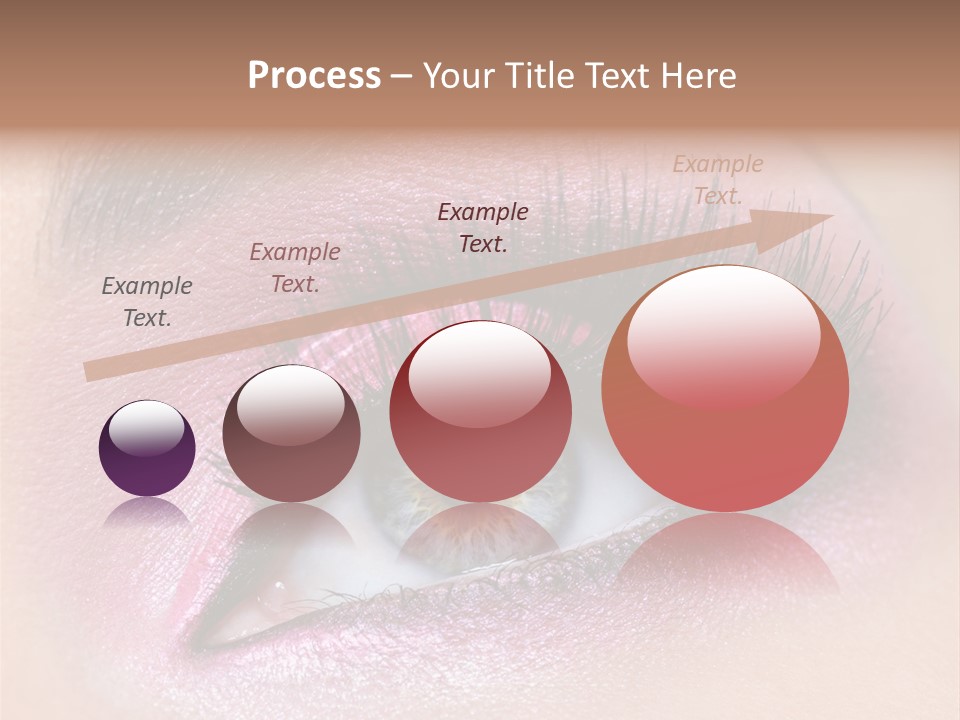 Black Eyeliner Mascara PowerPoint Template