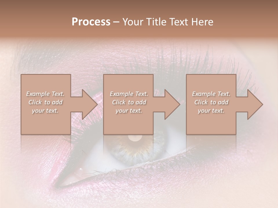 Black Eyeliner Mascara PowerPoint Template