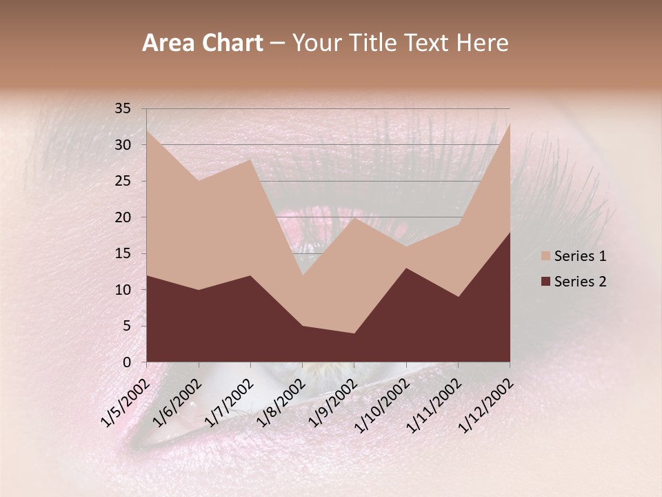 Black Eyeliner Mascara PowerPoint Template